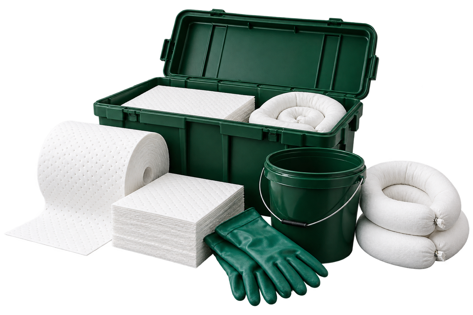 Illustrative environmental spill clean-up equipment